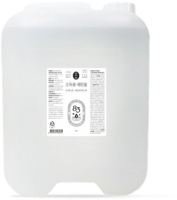 정말싫다세균 소독용 에탄올 18L, 1개