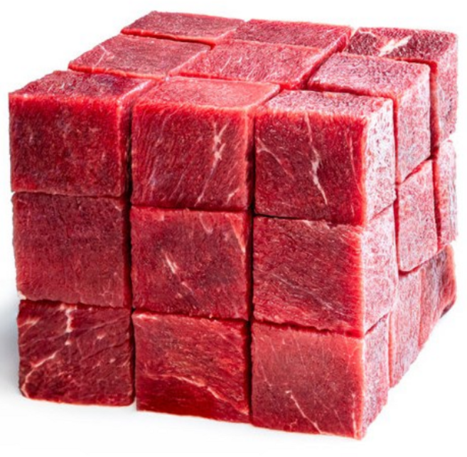 헬스꼬기 지방제거 호주청정우 소고기 우둔살 큐브, 150g, 5개