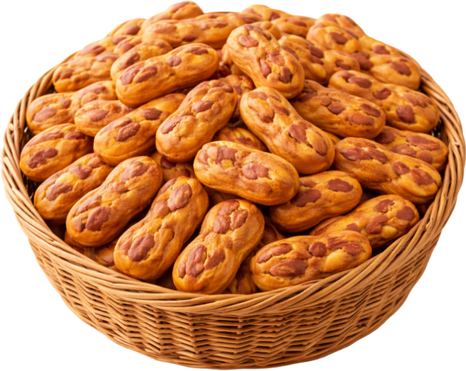 몽땅 땅콩빵 108개 / 국산쌀 반죽 / 글루텐 0%, 6g