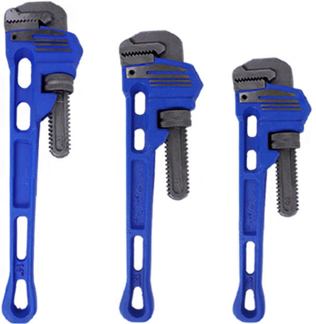 툴포스원 경량 스틸 싱크대 배관 스패너 파이프렌치