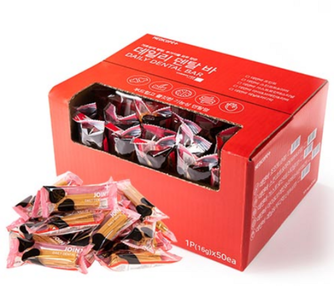 메디코펫 강아지 데일리 덴탈 바 간식 50개입, 조인트, 800g, 1개