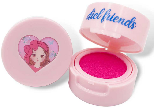 디엘프렌즈 하트스탬프치크 천연색소화장품 2종, 쥬디 핑크, 쥬디 핑크, 1개
