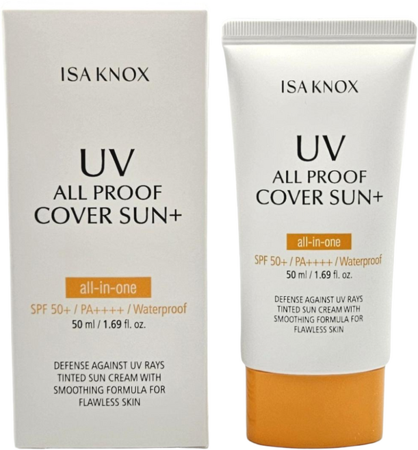 이자녹스 올 프루프 커버 선 플러스 (SPF50+/PA++++), 1개, 50ml