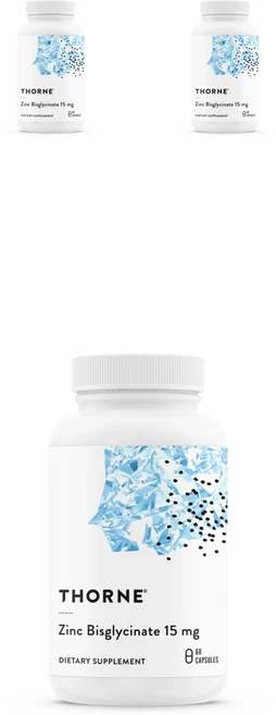 쏜리서치 아연 비스글리시네이트 15mg 캡슐, 60정, 3개 - 쿠팡