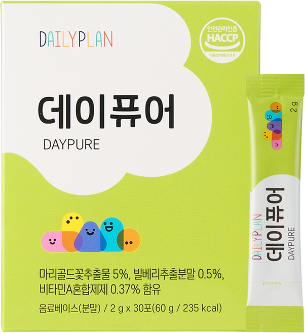 데일리플랜 데이퓨어 루테인 눈영양제, 60g, 1개