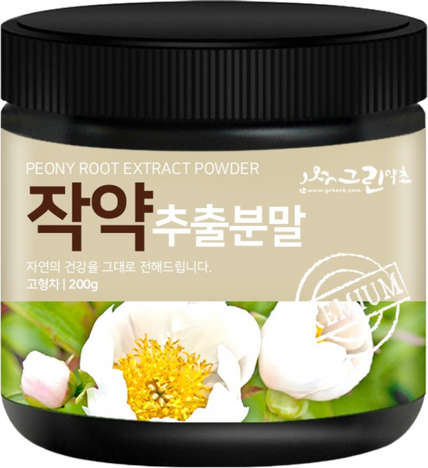 국산 작약 추출 분말 200g 백작약 추출물, 1개