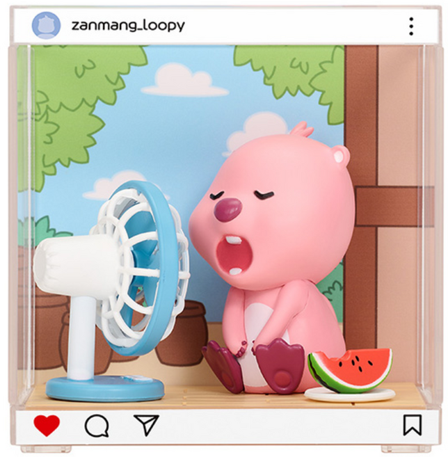 잔망루피 사계절 피규어 - 시골집, 1개