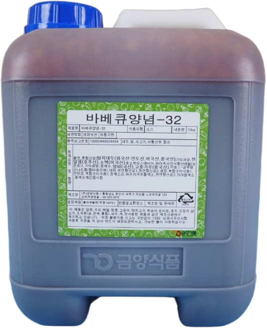 금양식품 바베큐양념소스 32 10KG 중간 매운맛, 1개