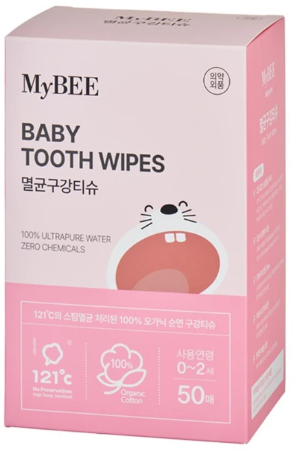 마이비 멸균 아기 구강티슈 50p, 414g, 1개 - 쿠팡