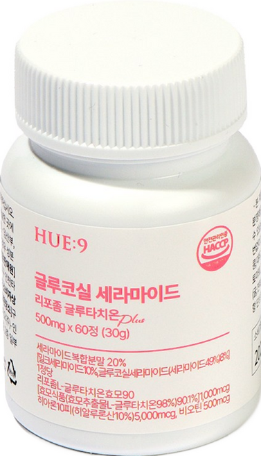 휴나인 글루코실 세라마이드 리포좀 글루타치온 PLUS, 1개, 60정