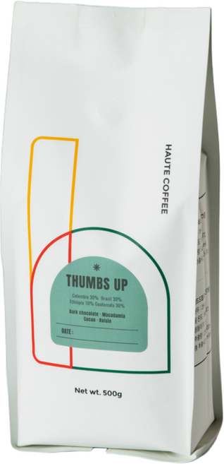 썸즈업 블렌드 500g 산미없는 고소한 갓볶은 원두 도매 납품 홈카페, 커피메이커 분쇄, 1