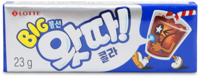 왓따 콜라 풍선껌, 23g, 1개