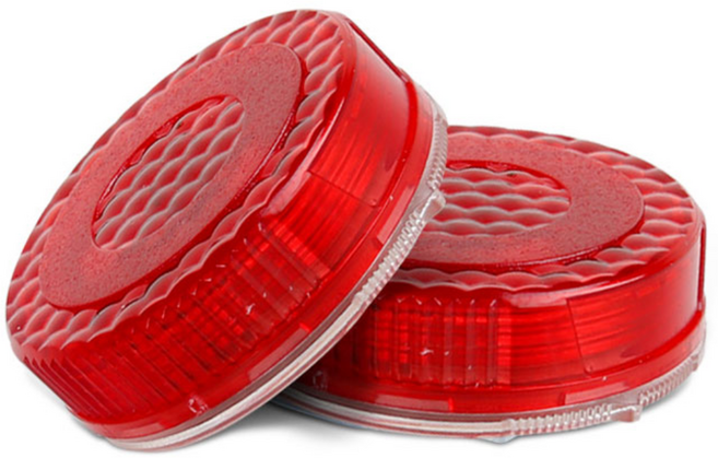 빅히트상품 건전지무료 1세트 2P 개문사고 추돌사고방지 LED도어안전등 자동차도어등 오토바이사고 자전거사고, 1개