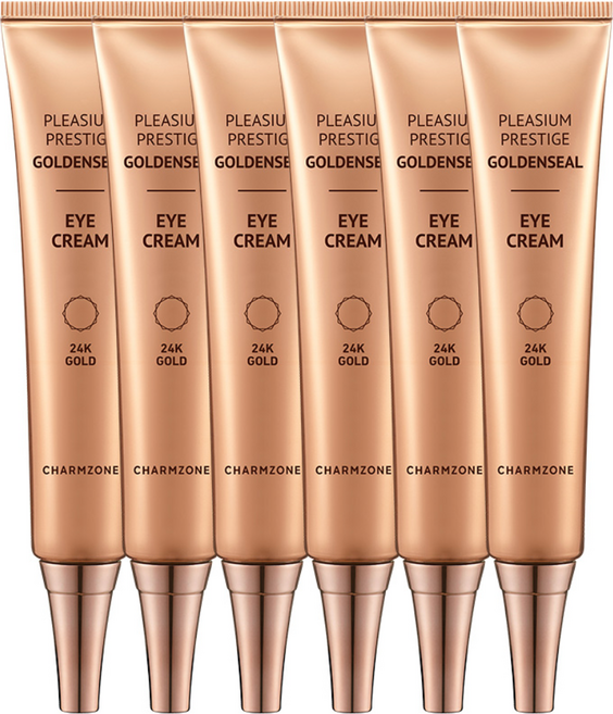 참존 골든실 주름+탄력 순금 24k 아이크림, 6개, 30ml