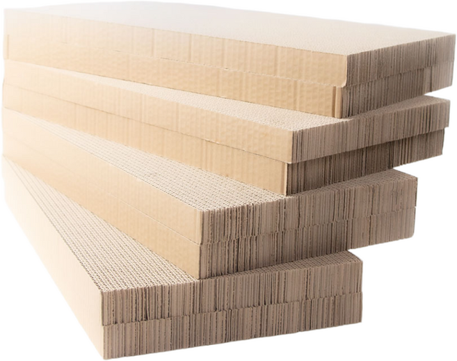 우아지오 스크래쳐 리필세트, 8개, 골판지