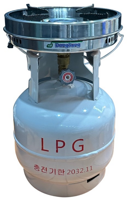 동성 해바라기버너 신형 가스버너 세트, 03. 1004버너+가스통3kg+링가드+스티커, 1세트