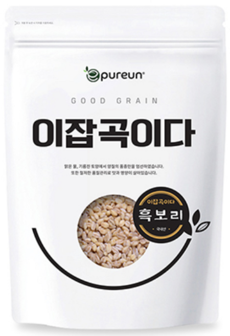 25년 햇 국산 흑보리 1kg, 1개