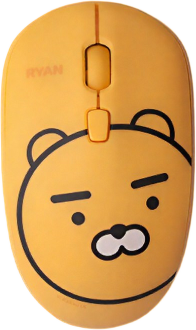 카카오프렌즈 저소음 무선마우스, 없음, 라이언