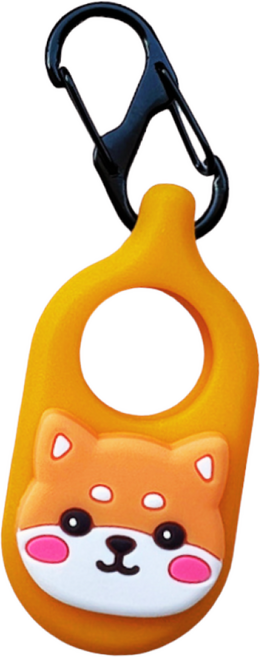 어썸 삼성갤럭시 스마트태그2 호환 키링 실리콘 케이스, 1개, 오렌지