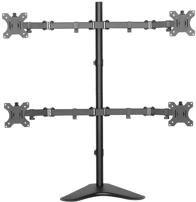 이지마운트 쿼드 4대 모니터 스탠드 거치대 EZ M4-S220, 1개