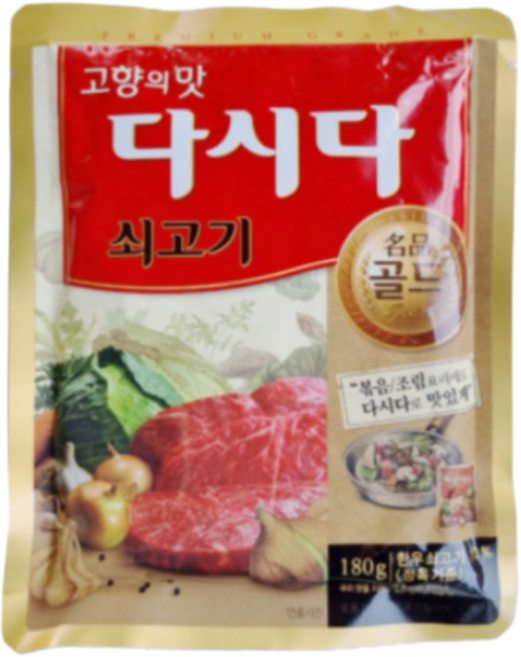 다시다 명품 골드 쇠고기, 180g, 1개