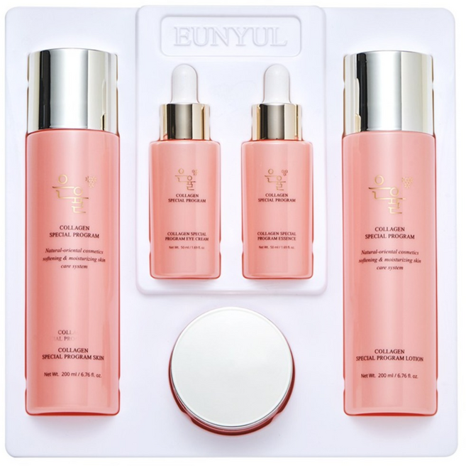 설선물세트 은율 콜라겐 5종 세트 + 쇼핑백 / 화장품선물 / 기초화장품세트, 1세트
