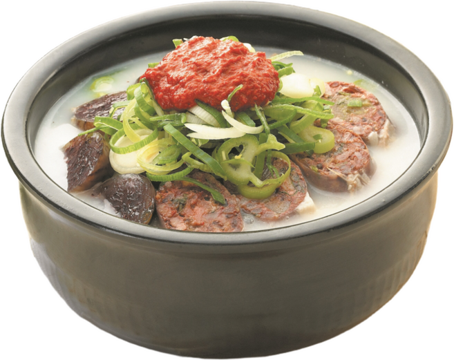간편한 순대국 농축액포함 간편한 순댓국 순대국밀키트 업소용식자재, 1개, 250g