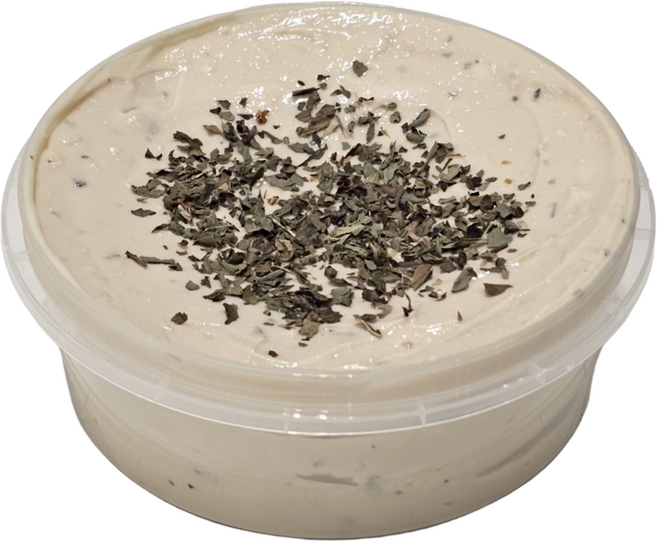 두유바질크림치즈 무첨가 비건크림치즈 단짠단짠크리미 Vegan Basil Soy Cream Cheese, 1개, 250g