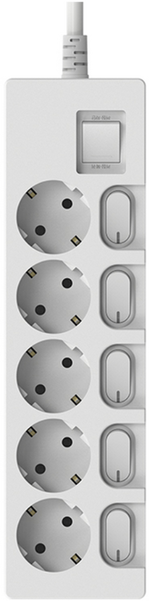 [델키]멀티탭 3종 국산멀티탭, 개별 스위치 5구, 1.5m, 1개