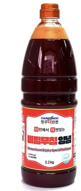 청우식품 더진한 비빔무침양념소스 2.2kg, 1개