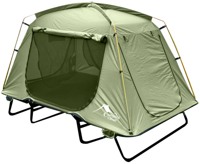 2025 코트텐트2인용 리뉴얼 야전침대텐트 원터치 캠핑 낚시 접이식침대 방수 플라이, 단품