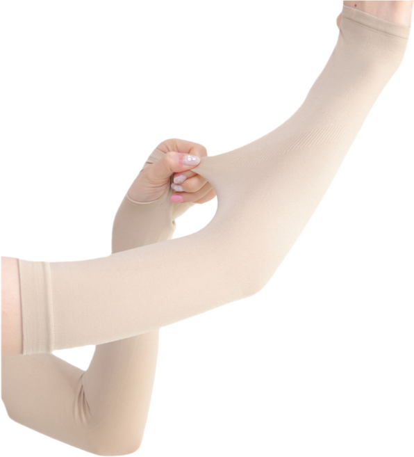 르상트 자외선차단 고탄력 쿨 팔토시, 스킨, 3개, 손등커버형