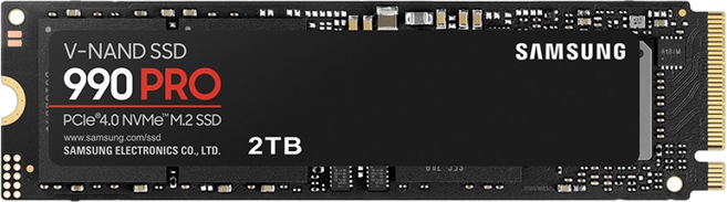 삼성전자 990 PRO M.2 NVMe PCIe4.0 SSD, MZ-V9P2T0BW[나사증정], 2TB
