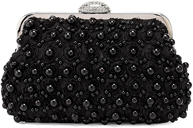 G162 -Sweet Lady 수제 구슬 장식 플라워 클러치 가운용 이브닝 핸드백 청삼& 웨딩