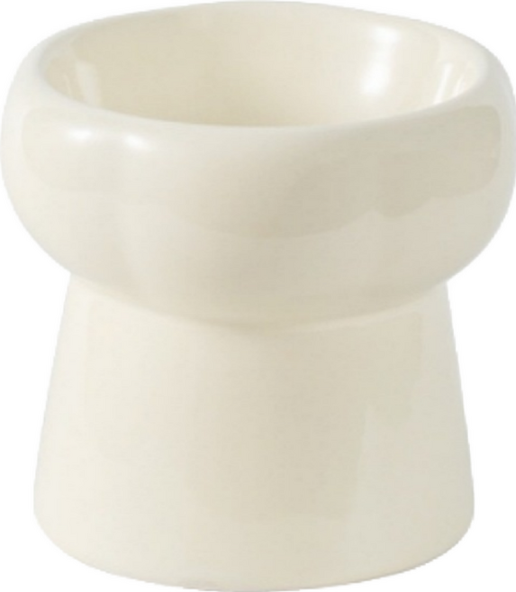 아이구감사합니다 고양이 강아지 도자기 밥그릇 세라믹 식기, 아이보리 하이, 1개