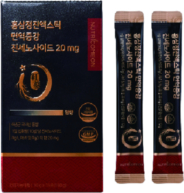 대동고려삼 홍삼정 프리미엄 스틱 초고함량 진세노사이드 20mg, 150g, 1개