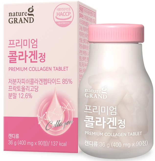 네이처그랜드 프리미엄 콜라겐 정, 1개, 90정 - 쿠팡