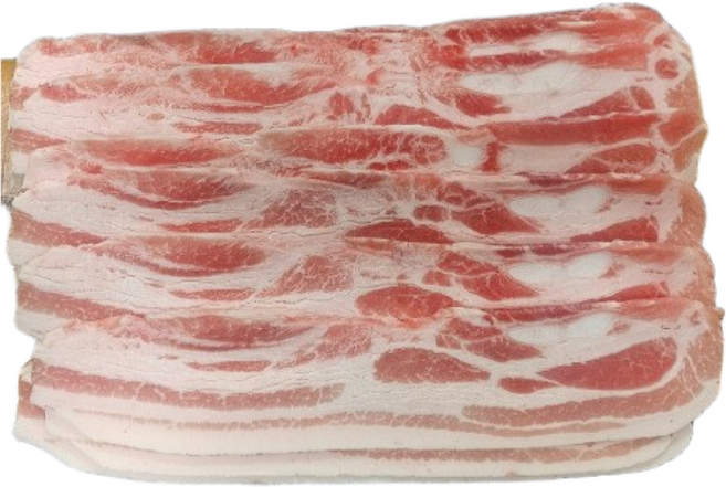 삼겹살 대패 냉동 삼겹살 편리한 얇은삼겹살 녹이지 않아도 바로 먹을 수 있는 대패 삼겹살1kg, 3개, 1kg