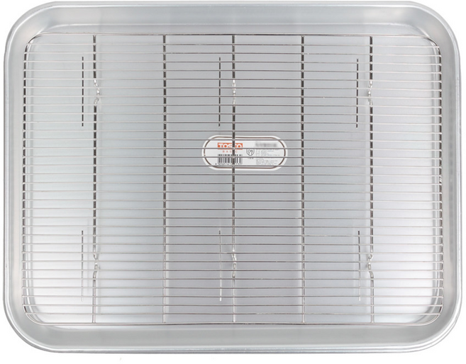 쟁반 채반세트 대형 씨팬망 스텐 기름채반 기름망 튀김 채반 튀김망 식힘망, 1개, 세트