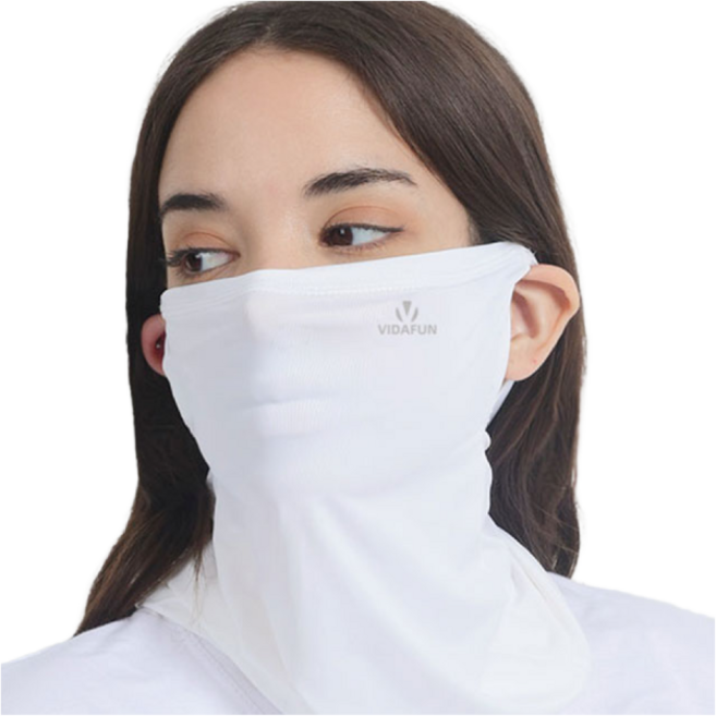 비다펀 쿨링 마스크 자외선차단 남여공용 목토시 버프, CM02귀오픈형-화이트