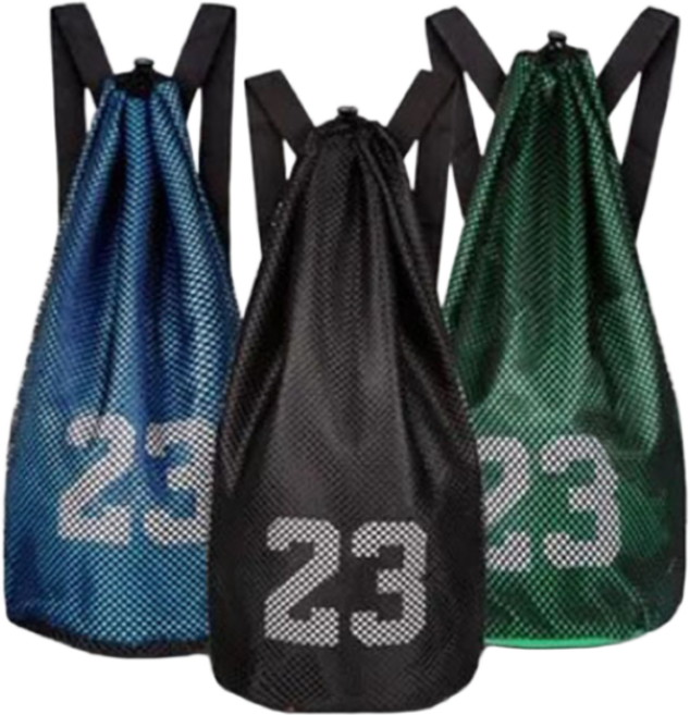 테이키 축구공 농구공 공가방 백팩, 블랙, 1개