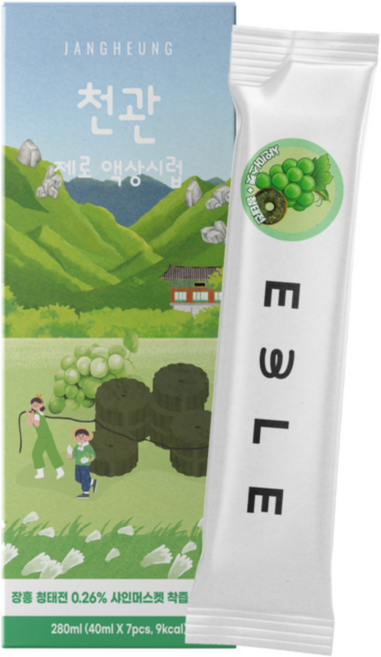 혈당케어 바나바잎추출물 제로슈가 샤인머스캣 레몬 스틱형 시럽 40ml, 7개