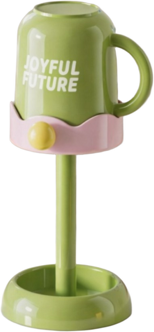 베네룸 거꾸로 양치컵 세트 칫솔꽂이, 1세트, 그린