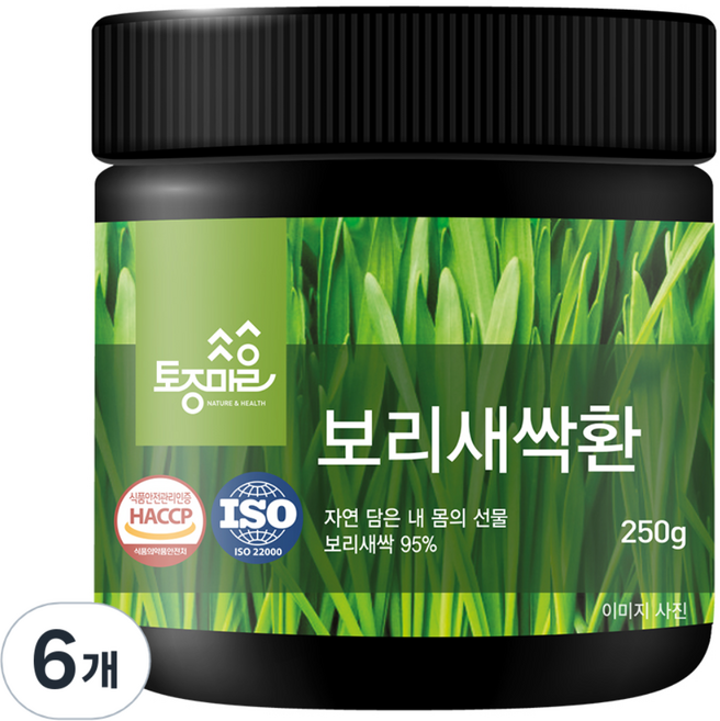 토종마을 국산 보리새싹환, 6개, 250g