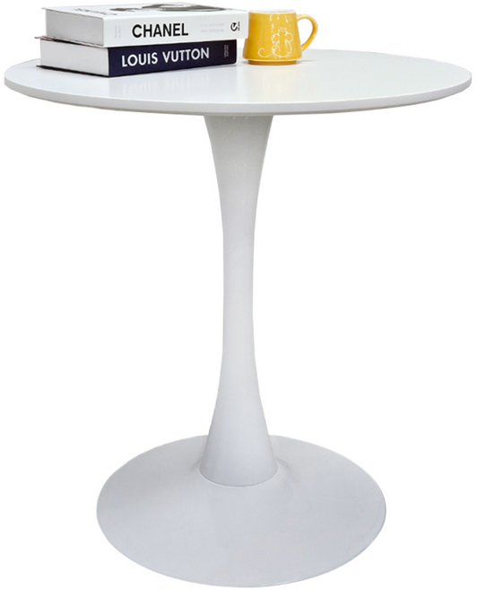 하우즈 마를린 원형테이블 화이트/블랙 카페 식탁 인테리어 티테이블 600 700 800 1000, 화이트