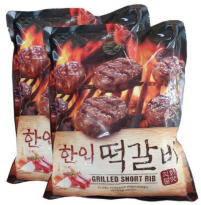 노브랜드 한입 떡갈비, 740g, 2개