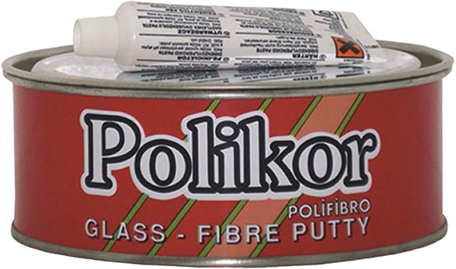 폴리코 FRP 유리섬유 퍼티 2kg LS 아연퍼티 경화제포함, 1개