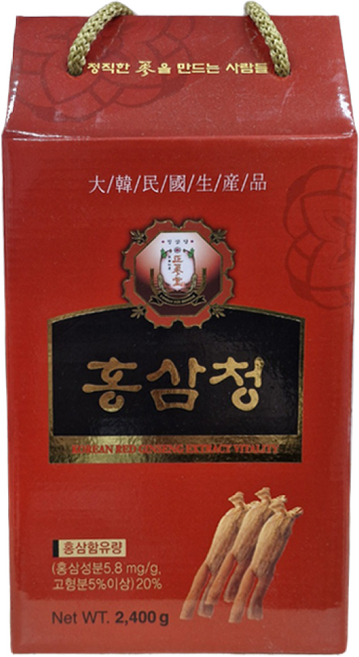 동진제약 홍삼청, 1개, 2.4kg