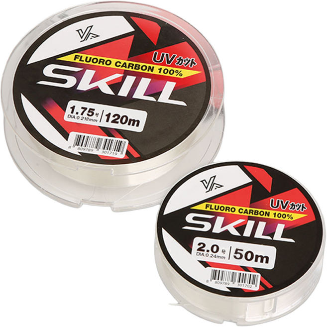 금양피싱 SKILL 후로로카본 쇼크리더 카본목줄 일본산, 120m, 3호, 1개