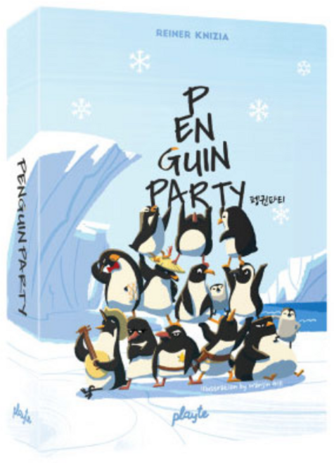 플레이트 펭귄파티 보드게임, 혼합색상, 1개